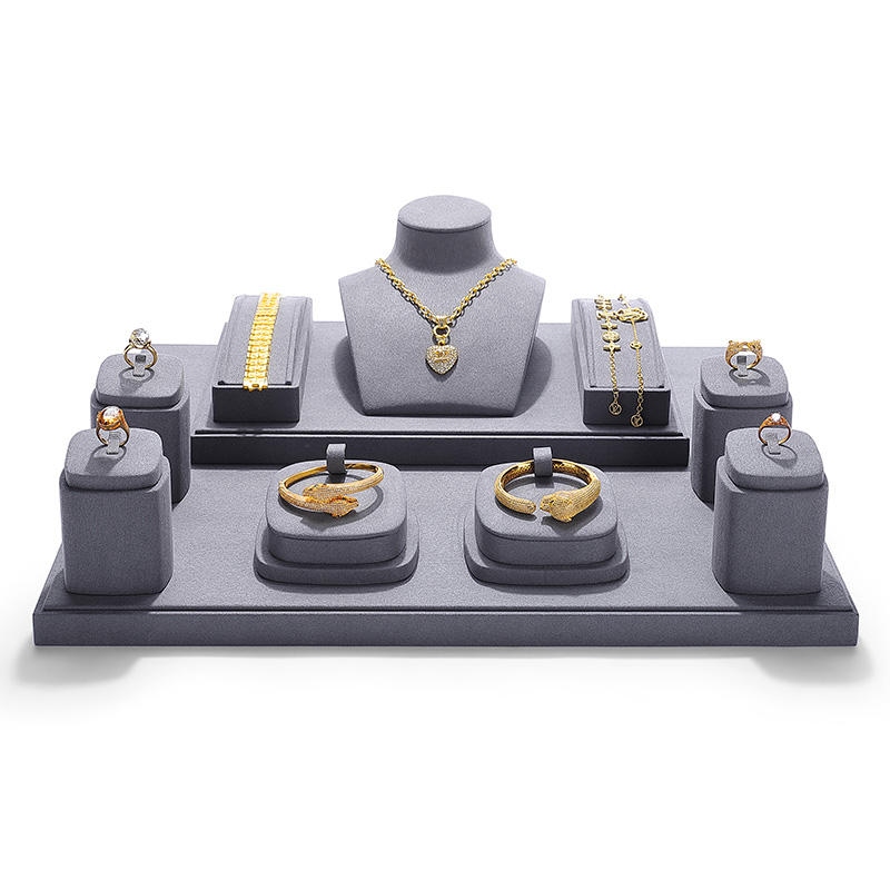 Rings, earrings,  necklaces, pendants, jewelry window display racks